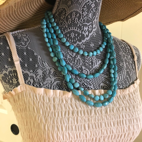 SOLD Turquoise necklace and Cuff. - Picture 5 of 8